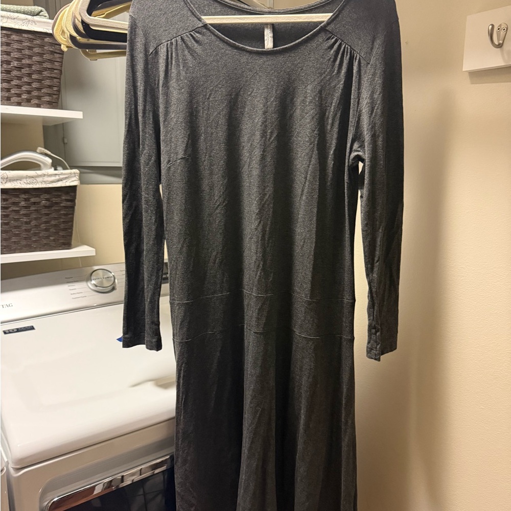 Hanna Andersson Charcoal Long Sleeve Dress